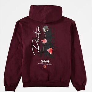 Primitive x Naruto Kids Crows Burgundy Hoodie
